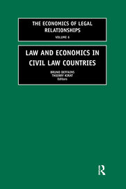 Law and Economics in Civil Law Countries book cover