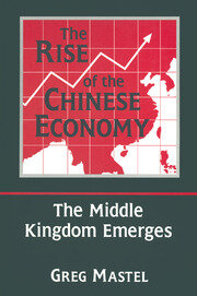 The Rise of the Chinese Economy: The Middle Kingdom Emerges: The Middle Kingdom Emerges book cover