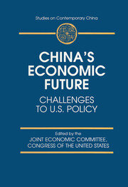 China's Economic Future: Challenges to U.S.Policy book cover