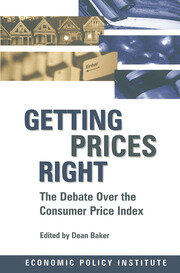 Getting Prices Right: Debate Over the Consumer Price Index book cover