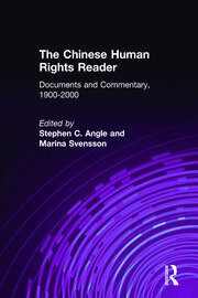 The Chinese Human Rights Reader: Documents and Commentary, 1900-2000 book cover