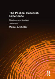 The Political Research Experience: Readings and Analysis book cover