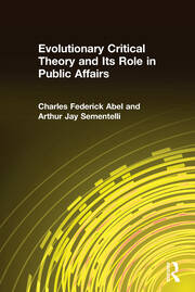 Evolutionary Critical Theory and Its Role in Public Affairs book cover
