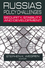 Russia's Policy Challenges: Security, Stability and Development book cover