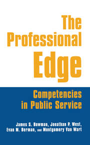 The Professional Edge: Competencies in Public Service book cover