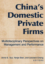 China's Domestic Private Firms:: Multidisciplinary Perspectives on Management and Performance book cover