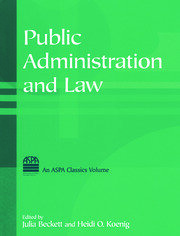 Public Administration and Law book cover