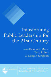 Transforming Public Leadership for the 21st Century book cover