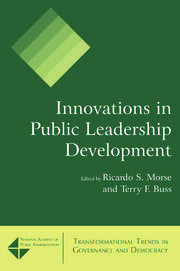 Innovations in Public Leadership Development book cover
