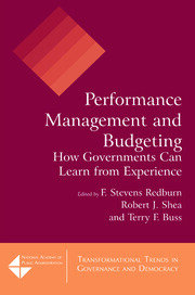 Performance Management and Budgeting: How Governments Can Learn from Experience book cover