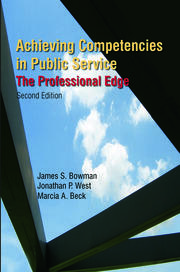 Achieving Competencies in Public Service: The Professional Edge: The Professional Edge book cover