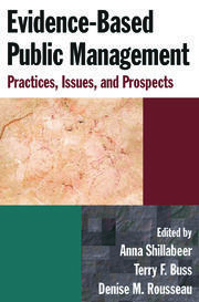 Evidence-Based Public Management: Practices, Issues, and Prospects book cover
