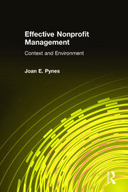 Effective Nonprofit Management: Context and Environment book cover
