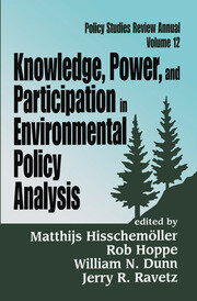 Knowledge, Power, and Participation in Environmental Policy Analysis book cover