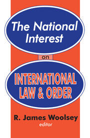The National Interest on International Law and Order book cover