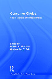 Consumer Choice: Social Welfare and Health Policy book cover