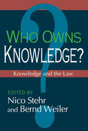 Who Owns Knowledge?: Knowledge and the Law book cover