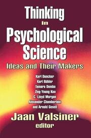Thinking in Psychological Science: Ideas and Their Makers book cover