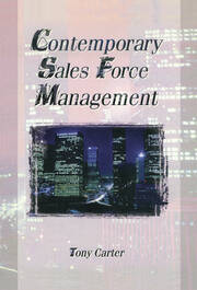 Contemporary Sales Force Management book cover