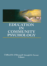 Education in Community Psychology: Models for Graduate and Undergraduate Programs book cover