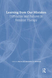 Learning from Our Mistakes: Difficulties and Failures in Feminist Therapy book cover