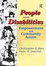 People with Disabilities: Empowerment and Community Action book cover