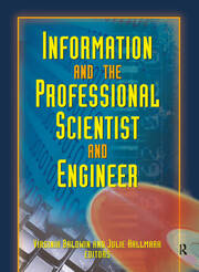 Information And The Professional Scientist And Engineer book cover