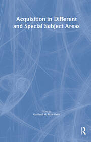 Acquisition in Different and Special Subject Areas book cover