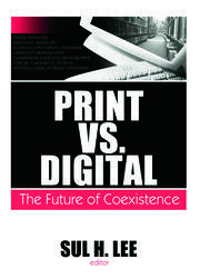 Print vs. Digital: The Future of Coexistence book cover