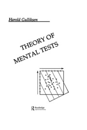 Theory of Mental Tests book cover