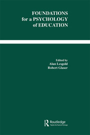 Foundations for A Psychology of Education book cover