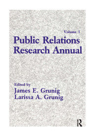 Public Relations Research Annual: Volume 1 book cover