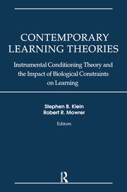 Contemporary Learning Theories: Volume II: Instrumental Conditioning Theory and the Impact of Biological Constraints on Learning book cover