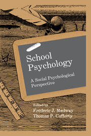 School Psychology: A Social Psychological Perspective book cover