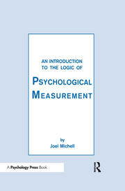An Introduction To the Logic of Psychological Measurement book cover