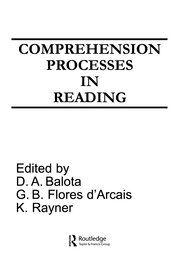 Comprehension Processes in Reading book cover