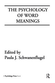 The Psychology of Word Meanings book cover