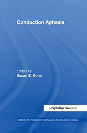 Conduction Aphasia book cover