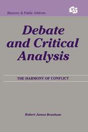 Debate and Critical Analysis: The Harmony of Conflict book cover