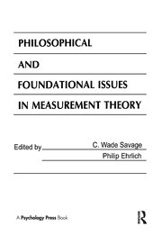 Philosophical and Foundational Issues in Measurement Theory book cover