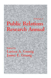 Public Relations Research Annual: Volume 3 book cover