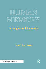 Human Memory: Paradigms and Paradoxes book cover