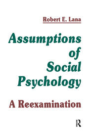 Assumptions of Social Psychology: A Reexamination book cover