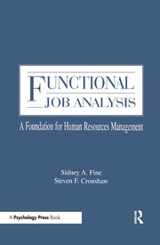 Functional Job Analysis: A Foundation for Human Resources Management book cover
