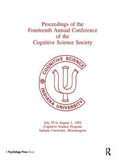 Proceedings of the Fourteenth Annual Conference of the Cognitive Science Society book cover