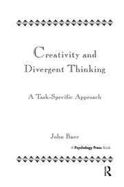 Creativity and Divergent Thinking: A Task-Specific Approach book cover