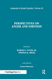 Perspectives on Anger and Emotion: Advances in Social Cognition, Volume Vi book cover