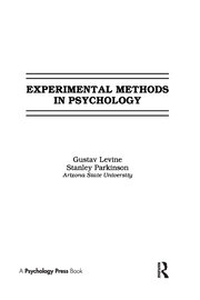 Experimental Methods in Psychology book cover