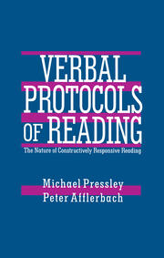 Verbal Protocols of Reading: The Nature of Constructively Responsive Reading book cover