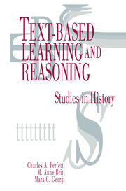 Text-based Learning and Reasoning: Studies in History book cover